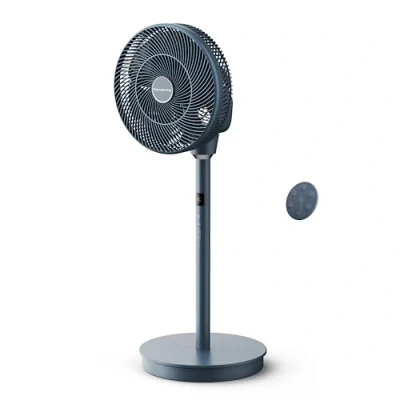 Abbildung von Rowenta Turbo Swift Silence Standventilator, multidirektionale Schwenkfunktion, bis zu 50% Energieeinsparung, 18 Geschwindigkeitsstufen, 12h Timer, kompaktes Design, extrem leise, Blau, QV5041F0