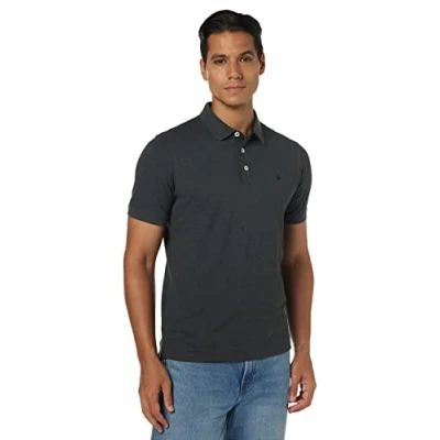 Abbildung von Jack &amp; Jones Epaulos SS NOOS Poloshirt, Herren, Größe: Large, Dark grey melange