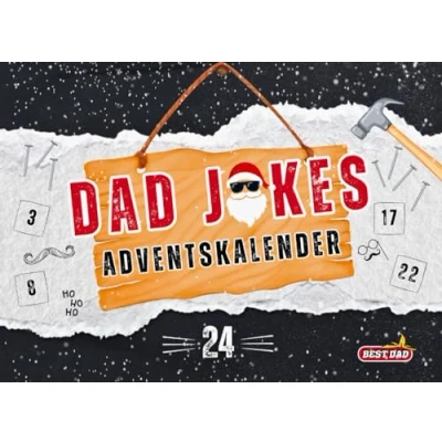 Abbildung von Dad Jokes Adventskalender: 24 Tage voller Witze und Humor Für eine lustige Adventszeit