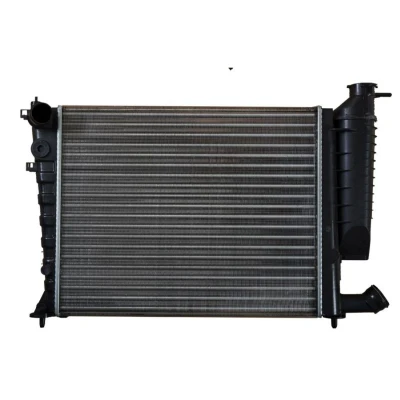 Abbildung von NRF 58184 Kühler, Motorkühlung Aluminium 460 378 23 Kühlrippen mechanisch gefügt PEUGEOT: 306 Convertible, Hatchback
