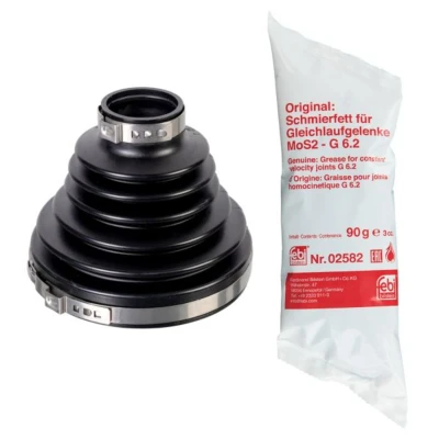 Abbildung von FEBI BILSTEIN 174420 Achsmanschette getriebeseitig, Hinterachse Thermoplast MERCEDES BENZ: V Class, Vito Dualiner