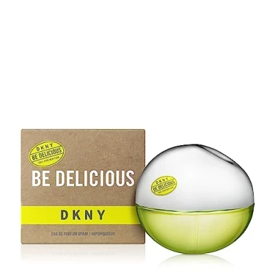 Abbildung von DKNY Be Delicious 100% Pure New York, Eau de Parfum für Damen, Grün Fruchtiger Duft mit Apfel, Lang Anhaltend, Donna Karan 100 ml