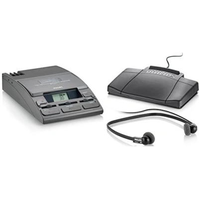 Abbildung von Philips LFH0720T Schreibtisch Wiedergabesystem Mini Kassette, anthrazit
