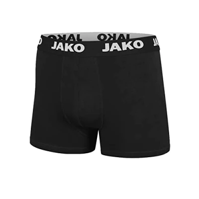 Abbildung von JAKO Herren Basic 2er Pack Boxershort, schwarz, XXL