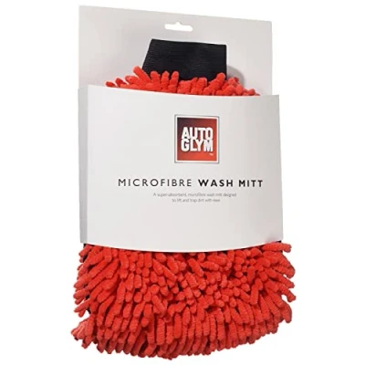 Abbildung von Autoglym 945455500 Autowasch Handschuh Mikrofaser orange