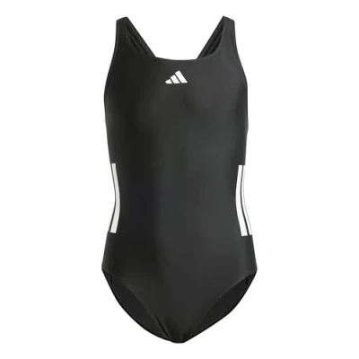 Abbildung von adidas Performance 3STRIPES Cback KIDS Badeanzug für Kinder, Größe: 104, Black white