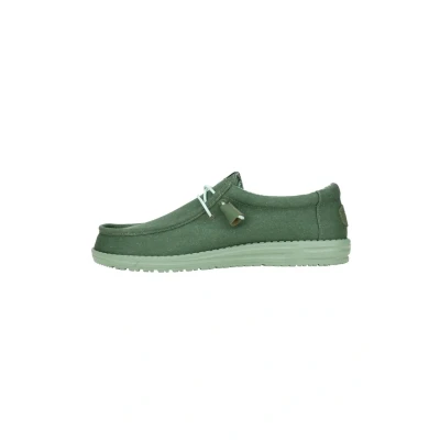 Abbildung von Heydude Wally Stretch Sportlicher Schnürer, Herren, Größe: 43, Duck green iceberg Schuhe