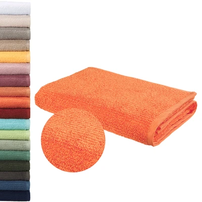 Abbildung von OTTO home Badetuch "Riva, 80x150, Premium Handtücher, 500 gr/m²" Hoch-Tief-Struktur, Streifen, weich, 5 Jahre Garantie