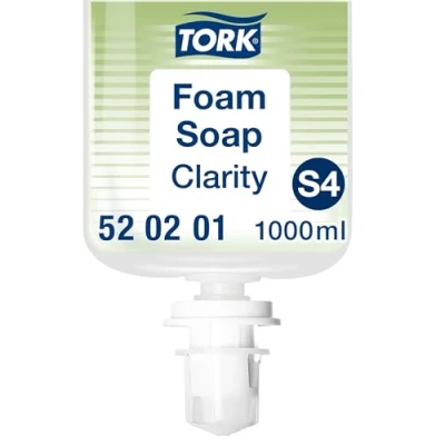 Abbildung von Tork reine Schaumseife, nachhaltige Formel, 6 x 1.000 ml, 520201