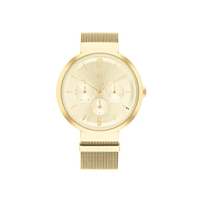 Abbildung von Tommy Hilfiger Chronograph goldcoloured, Damen, Größe: One Size, Gold coloured