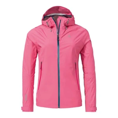 Abbildung von Schöffel Vistdal Regenjacke / wasserabweisende Jacke, Damen, Größe: 42, Pink