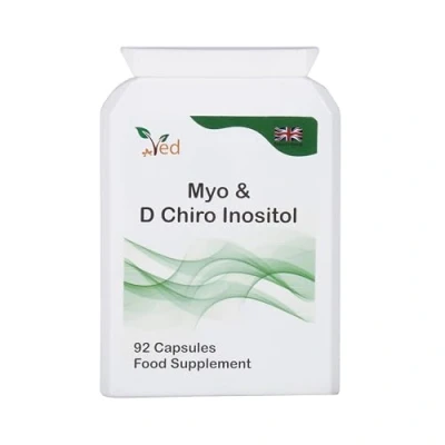 Abbildung von VED Myo &amp; D Chiro Inositol, Inositol 2000 mg 300 92 Kapseln (23 Tage Vorrat)
