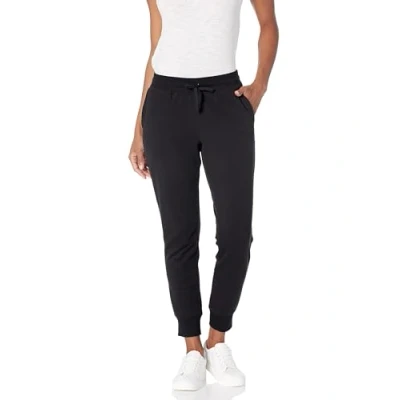Abbildung von Amazon Essentials Damen Fleece Jogginghose (in Übergröße erhältlich), Schwarz, XXL
