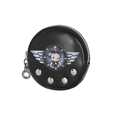 Abbildung von Betty Boop Motor Love Cookie Portemonnaie, Schwarz, 8,7 x cm