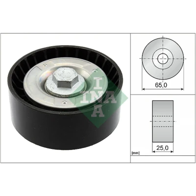 Abbildung von INA 532 0855 10 Umlenkrolle MERCEDES BENZ: C Class Saloon, CLA Coupe, T modell