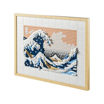 Abbildung von LEGO ART Hokusai THE Great WAVE DIY WALL AR Baukästen &amp; Konstruktionsspielzeug für Kinder, Größe: One Size, Mehrfarben