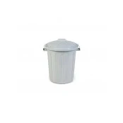 Abbildung von Curver Futtertonne Rund Hellgrau Hundefutterbehlter 70 l...