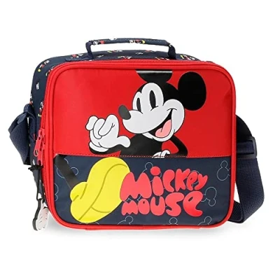 Abbildung von Disney Mickey Mouse Fashion Kulturbeutel mit Umhängetasche, Mehrfarbig, 23 x 20 9 cm, Mikrofaser, bunt, Anpassbare Kulturtasche Umhängetasche