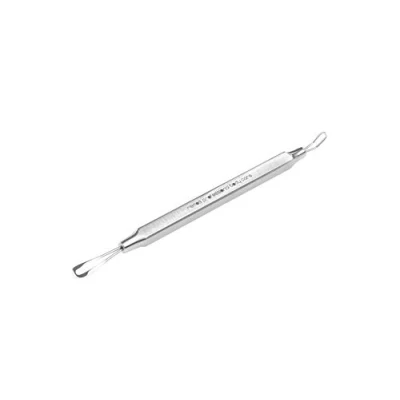 Abbildung von REMOS Komedonenquetscher/Pickelentferner mit 2 Schlingen, Edelstahl, rostfrei, 10 cm