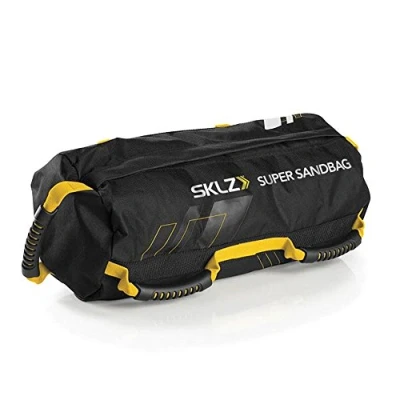 Abbildung von SKLZ Sandsack Super Sandbag Variable Gewichtstasche Trainingsgerät, gelb Schwarz, One Size