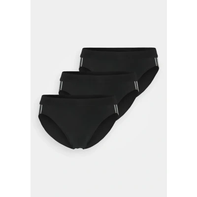 Abbildung von Schiesser 3PACK Slip Organic Cotton Softbund 95/5 Stretch Slip, Herren, Größe: Small, Schwarz