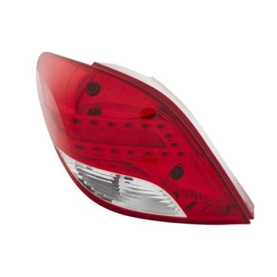 Abbildung von HELLA 2VA 354 673 011 Rückleuchte links LED, P21W, PY21W, R10W 12 ohne Glühlampen mit Lampenträger PEUGEOT: 207 Hatchback