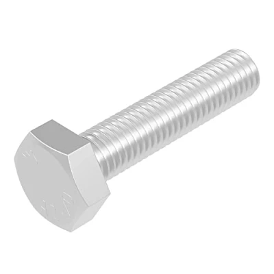 Abbildung von SECCARO Sechskantschraube M10 x 45 mm, Edelstahl V2A VA A2, DIN 933 / ISO 4017, Außensechskant, 20 Stück