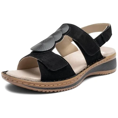 Abbildung von ara Damen Hawaii Sandale, SCHWARZ, 38 EU