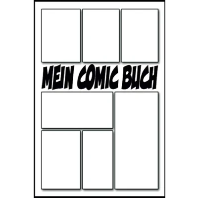 Abbildung von Mein Comic Buch Comics Heft für Erwachsene, Teenager, Kinder 8 Jahre: Blanko A5 Bush, Leer 100 Sleiten (Zeichnen Geschenk Fan)