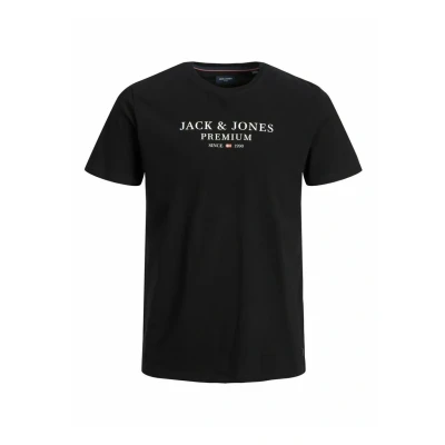 Abbildung von JACK &amp; JONES Herren Rundhals T Shirt JPRBLUARCHIE Regular Fit XS S M L XL XXL Weiss Blau Baumwolle, Größe:L, Farbe:Navy Blazer 12217167
