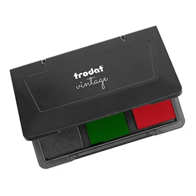 Abbildung von Trodat 9051 vintage Handstempelkissen, grau