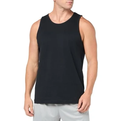Abbildung von Amazon Essentials Herren Tanktop, Normale Passform, Schwarz, XL