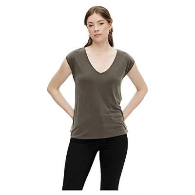 Abbildung von PIECES Damen Pckamala Tee Noos Bc T Shirt, Black Olive, M EU