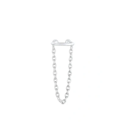 Abbildung von Elli Chain Earcuff Ohrringe, Damen, Größe: One Size, Silber