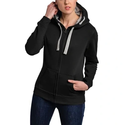 Abbildung von HRM Damen Jacket F hoodie, Schwarz, 3XL EU