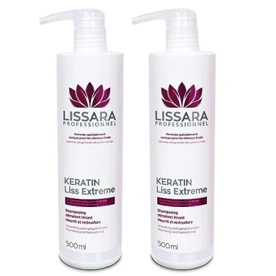 Abbildung von Shampoo ohne Sulfat zu Keratin Verlängerung nach brasilianischer Blending Made in France 1000ml