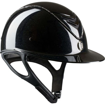 Abbildung von OneK Reithelm Avancé Lux Shimmer Black Swarovski SchwarzVerkauft von Agradi