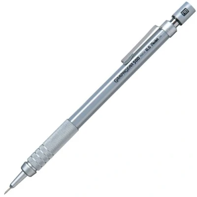 Abbildung von Pentel GraphGear500 PG515 Druckbleistift mit Metall Griffzone, 0.5 mm, Härtegrad HB (1 Stück)