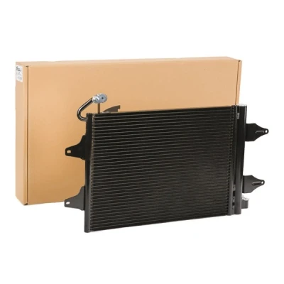 Abbildung von THERMOTEC KTT110029 Klimakondensator mit Trockner Aluminium 510 SKODA: Fabia 1 Combi, I Hatchback, 2, VOLKSWAGEN: Polo IV Hatchback