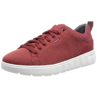 Abbildung von Geox Herren U SPHERICA EC4 Sneaker, DK RED, 45 EU