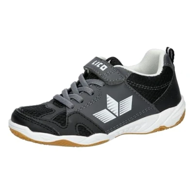Abbildung von Lico Sport VS Hallenturnschuhe, Schwarz/Grau/Weiss, 37 EU