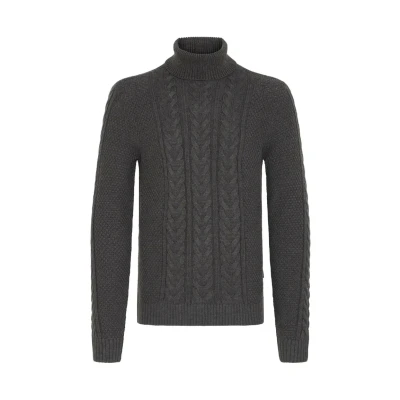 Abbildung von Blend Strickpullover, Herren, Größe: Small, Charcoal mix