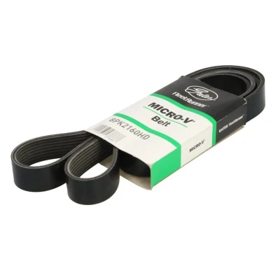 Abbildung von GATES 8PK2160HD Keilrippenriemen 2160 8 Polyester, EPDM (Ethylen Propylen Dien Kautschuk)