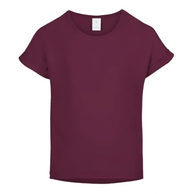 Abbildung von Merry Style T Shirt für Mädchen aus weicher Baumwolle Bequeme Mädchenkleidung MS 468 (Kastanienbraun, 134 140 (9 10 Jahre))