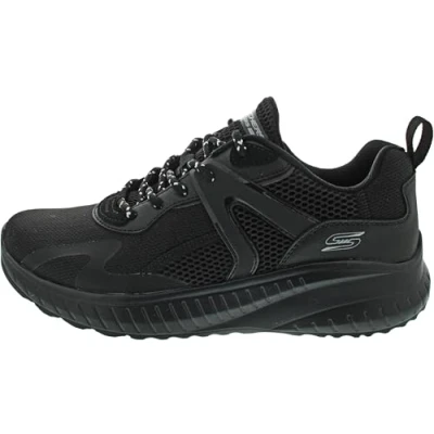 Abbildung von Skechers Herren Bobs Squad Chaos Elevated Drift Sneaker, Schwarzes Synthetisches Netz, 45 EU
