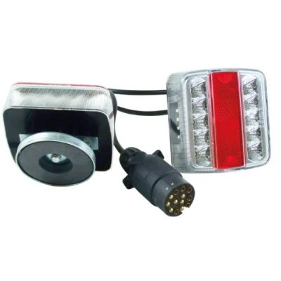Abbildung von Berger + Schröter 20189 LED Anhänger Vierfunktionsleuchte mit Magnethalter, 13 poliger Stecker