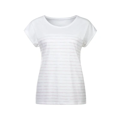 Abbildung von Beach Time Tshirt print weißrosé, Damen, Größe: 40/42, Weiß rosé