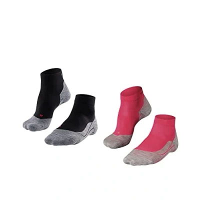 Abbildung von Falke RU4 Endurance Short 2PACK Running Functional Mediumcushioned Sportsocken sortiment, Damen, Größe: 37/38, Sortiment