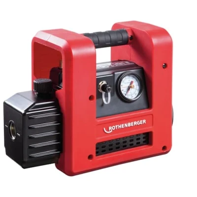 Abbildung von ROTHENBERGER ROAIRVAC R32 1.5 Zweistufige Drehschieberpumpe, 0 42 l/Min, 230V, 50/60Hz 1000002399 Vakuumpumpe