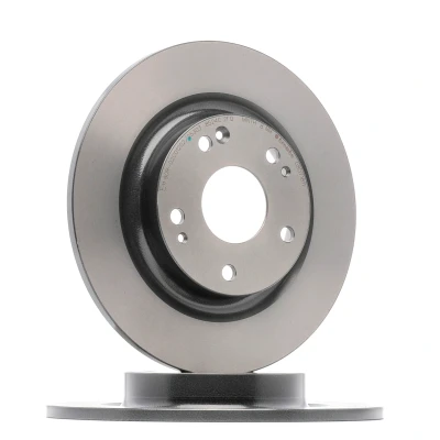 Abbildung von BREMBO 08.D718.11 Bremsscheibe 282 10 5 voll beschichtet mit Schrauben HONDA: CIVIC 10, Stufenheck